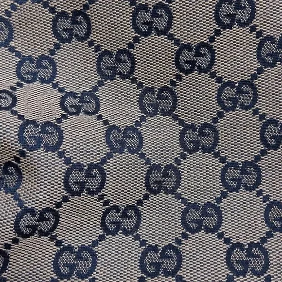 GUCCI GG Beige Dark Navy Multi Jacquard Leather - Boston Bag 512-071925 - Picture 6 of 9